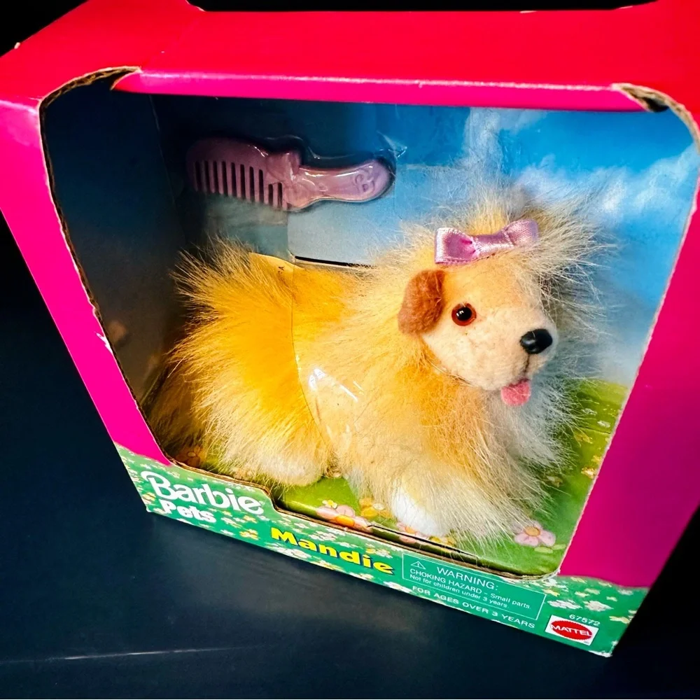 Barbie Pets Mandie Cream Dog NEW